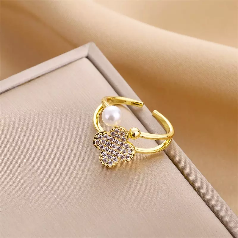 Pearl Stone Ring Giftaecologist